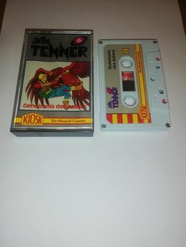 Jan Tenner Folge 6 Geheimnis des Adlers 5-fach Silber geschraubt Weiß mit Grauen Aufkleber 4.24745 CD Kiosk
